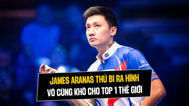 James Aranas thủ bi ra hình vô cùng khó cho top 1 thế giới