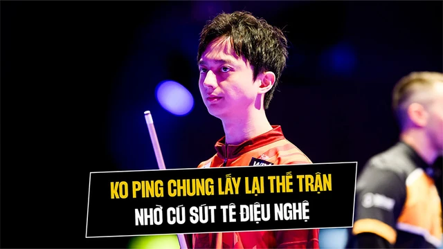 Ko Ping Chung lấy lại thế trận nhờ cú sút tê điệu nghệ