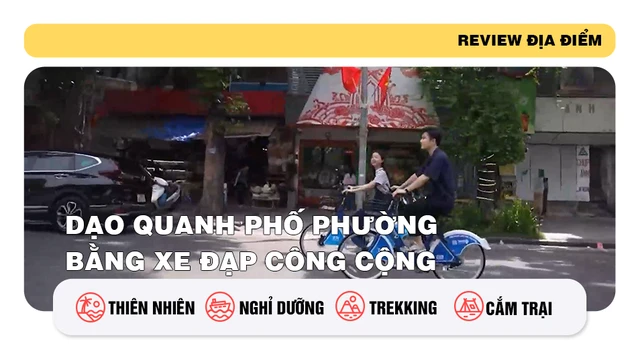 Dạo quanh phố phường bằng xe đạp công cộng