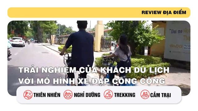 Trải nghiệm của khách du lịch với mô hình xe đạp công cộng