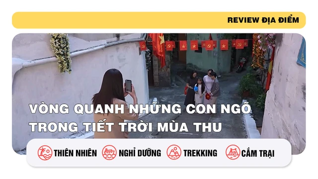 Vòng quanh những con ngõ trong tiết trời mùa thu