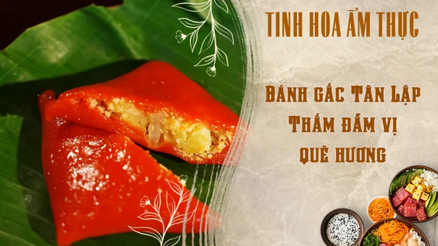 Bánh gấc Tân Lập - Thấm đẫm vị quê hương