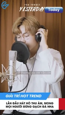 Lần đầu hát hò thu âm, mong mọi người đừng gạch đá nha