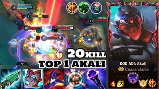 Thử Thách Akali 20 Mạng Cực Đỉnh