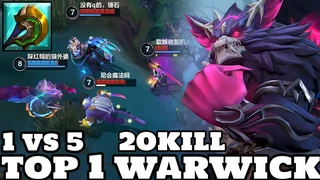 Warwick 1 Cân 5 Kiếm Ngay 20 Kills