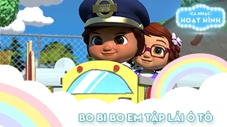 Ca khúc Bo bi bo em tập lái ô tô