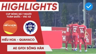 HIGHLIGHTS - Hiếu Hoa Quahaco vs AE GFDI Sông Hàn - Tấn công áp đảo, chiến thắng xứng đáng - VSC - S3