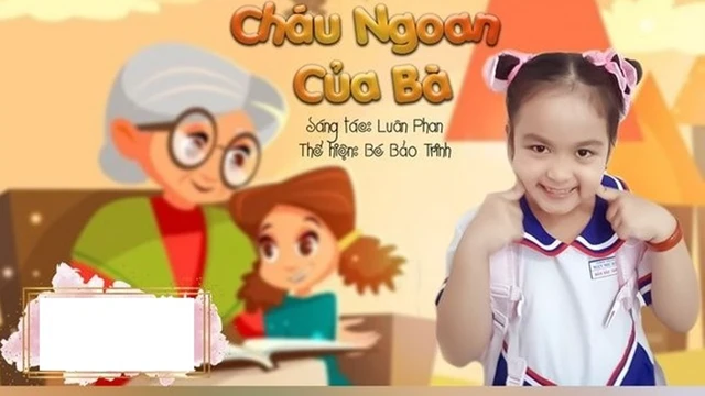 Cháu ngoan của bà - Bé Bảo Trinh