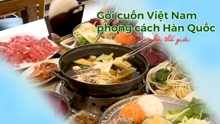 Gỏi cuốn Việt Nam phong cách Hàn Quốc