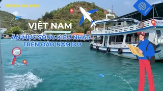 Ăn mực sống kiểu Nhật Bản trên đảo Nam Du