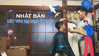 Cắt tóc tại nhà ở Nhật