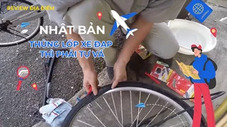 Thủng lốp xe đạp thì phải tự vá