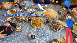 Trùn biển 3 món tốn cơm