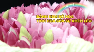 Bánh kem bó hóa tinh hoa của sự khéo léo