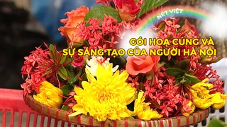 Gói hoa cúng và sự sáng tạo của người Hà Nội 