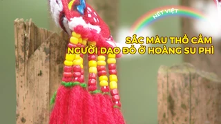 Sắc màu thổ cẩm người Dao đỏ ở Hoàng Su Phì
