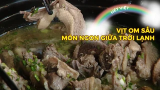 Vịt om sấu, món ngon giữa trời lạnh
