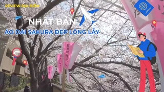 Áo dài Sakura đẹp lộng lẫy