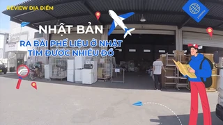 Ra bãi phế liệu ở Nhật tìm được nhiều đồ