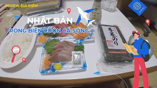 Rong biển cuộn cá sống
