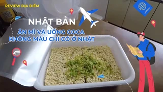 Ăn mì và uống coca không màu chỉ có ở Nhật