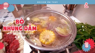 Bò nhúng dấm ngõ chợ Ngô Sỹ Liên - Review Ẩm thực