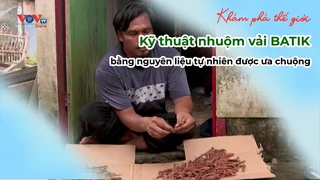 Kỹ thuật nhuộm vải BATIK bằng nguyên liệu tự nhiên được ưa chuộng