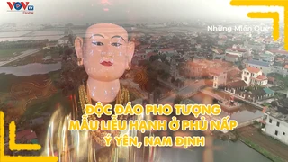 Độc đáo pho tượng mẫu Liễu Hạnh ở Phủ Nấp - Ý Yên, Nam Định