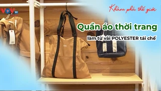 Quần áo thời trang làm từ vải POLYESTER tái chế
