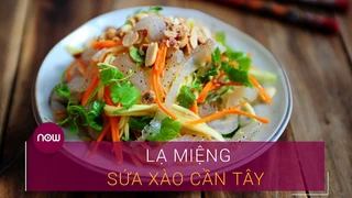 Sứa xào cần tây dai giòn lạ miệng