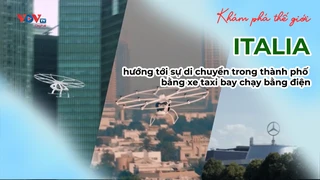 ITALIA hướng tới sự di chuyển trong thành phố bằng xe taxi bay chạy bằng điện