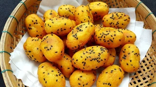 Ngọt ngào khoai lang kén nhà làm