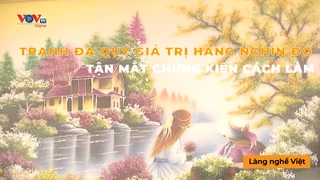 Tận Mắt Chứng Kiến Cách Làm Tranh Đá Quý Giá Trị Hàng Nghìn Đô