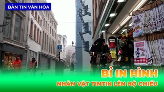 Bỉ In Hình Nhân Vật Tintin Lên Hộ Chiếu