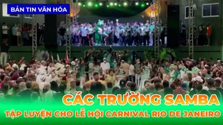 Các Trường Samba Tập Luyện Cho Lễ Hội Carnival Rio De Janeiro