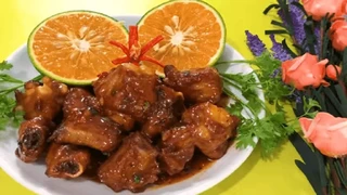 Sườn heo sốt cam đậm đà, ngon cơm