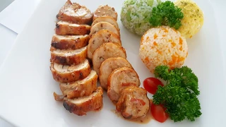 Cách làm gà cuộn nấm hương thơm nức mũi