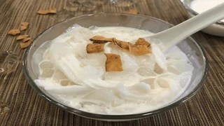 Cách làm chè dừa dầm đơn giản, siêu ngon