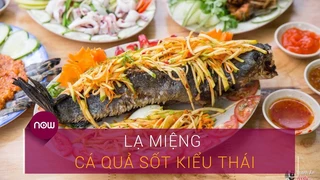 Lạ miệng cá quả sốt chua ngọt kiểu Thái