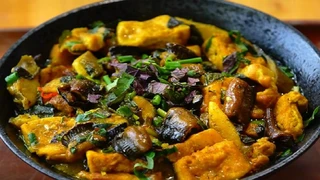 Cách nấu lươn om chuối đậu chuẩn vị Bắc