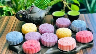 Cách làm bánh Trung thu ngũ sắc ngon và an toàn