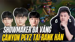 Showmaker Lucid đá văng Canyon Peyz tại thách đấu Hàn
