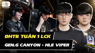 Đội hình tiêu biểu Tuần 1 LCK mùa Xuân 2024