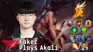Chủ tịch Faker Cầm Akali bổ nát gáo team bạn