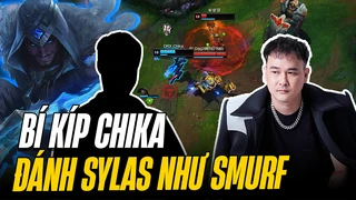 Bí kíp Chika đánh sylas như smurf tại tai Hàn