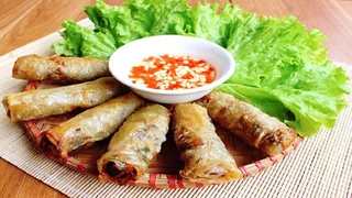 Cách làm nem ốc nóng giòn, lạ miệng ngày Tết 