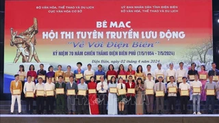 Bế mạc hội thi tuyên truyền “về với Điện Biên”