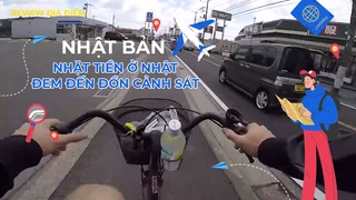 Nhặt tiền ở Nhật đem đến đồn cảnh sát 