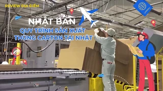 Quy trình sản xuất thùng Carton tại Nhật