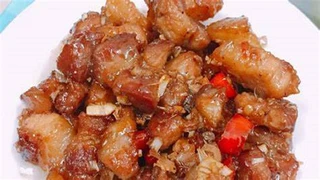 Thịt ba chỉ rang ruốc - Món ngon ngày lạnh